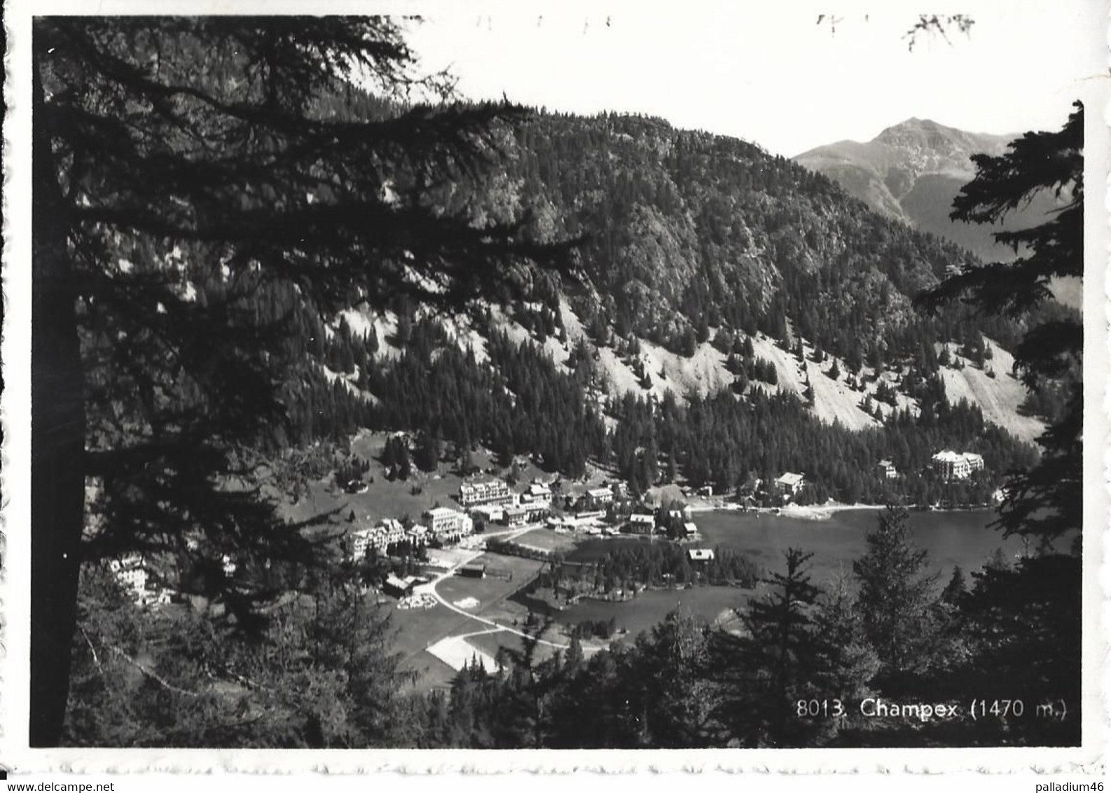 VALAIS  CHAMPEX Commune D'Orsières - Sté Graphique Neuchâtel No 8013  - Circulé Le 13.08.1952 - Orsières