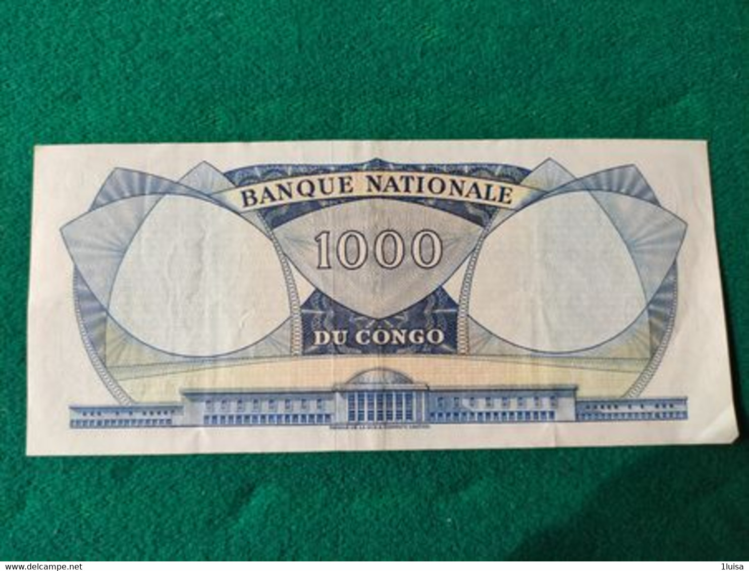 Congo 1000 Francs  1961 - República Del Congo (Congo Brazzaville)