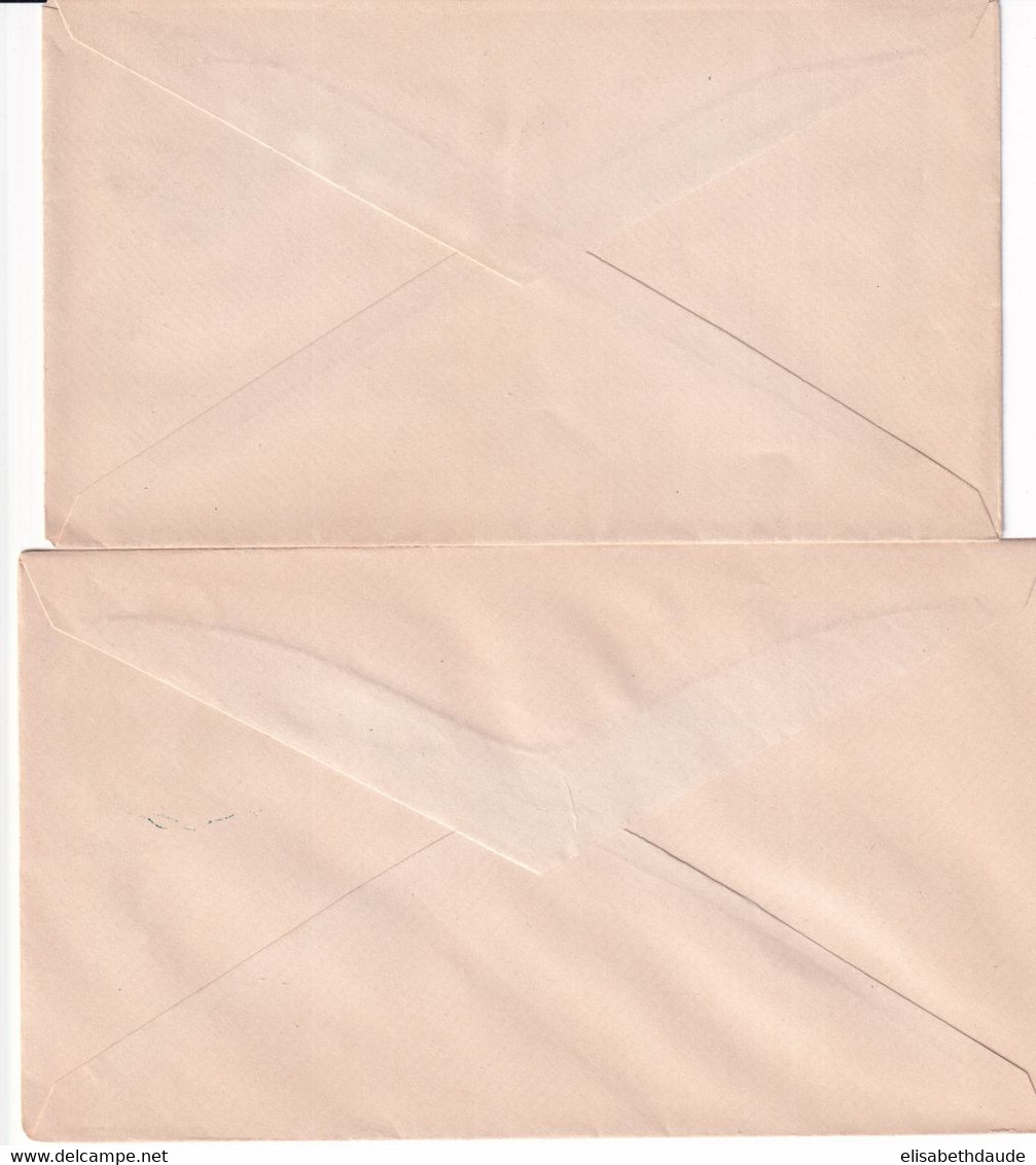 CANADA - VICTORIA - ENTIER POSTAL - 2 ENVELOPPES NEUVES L - 1860-1899 Regno Di Victoria