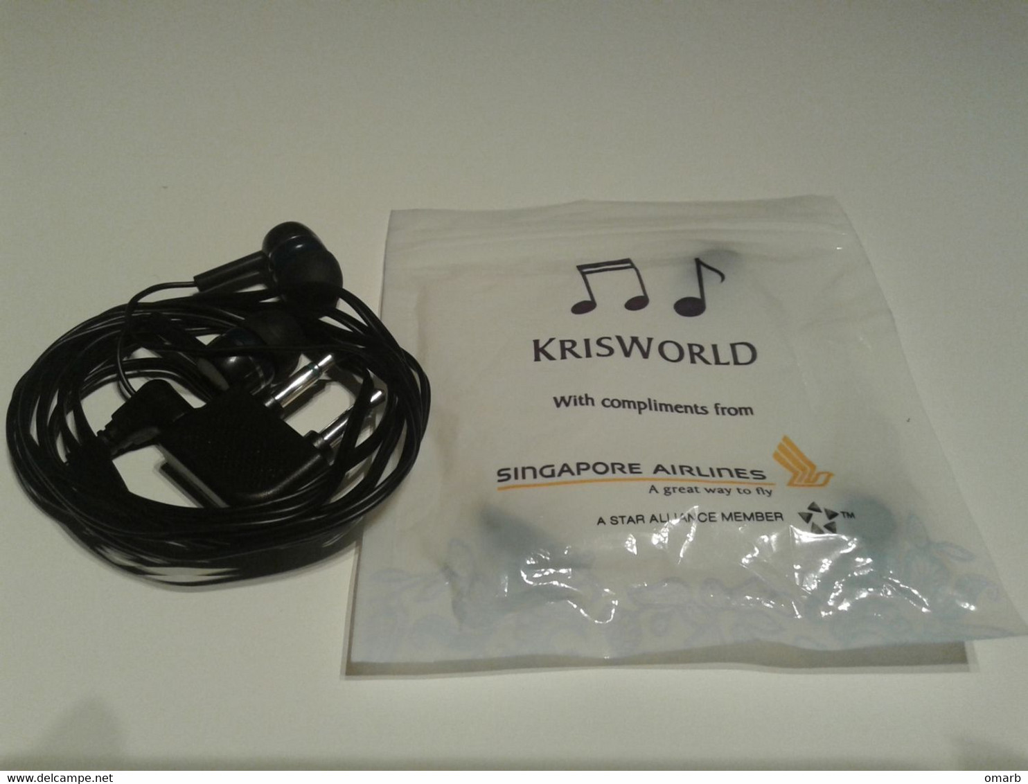 Alt1149 Singapore Airlines Star Alliance Krisworld Cuffie Auricolari Headphones écouteurs - Geschenke