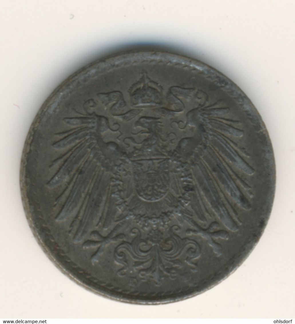 DEUTSCHES REICH 1919 E: 5 Pfennig, KM 19 - 5 Rentenpfennig & 5 Reichspfennig