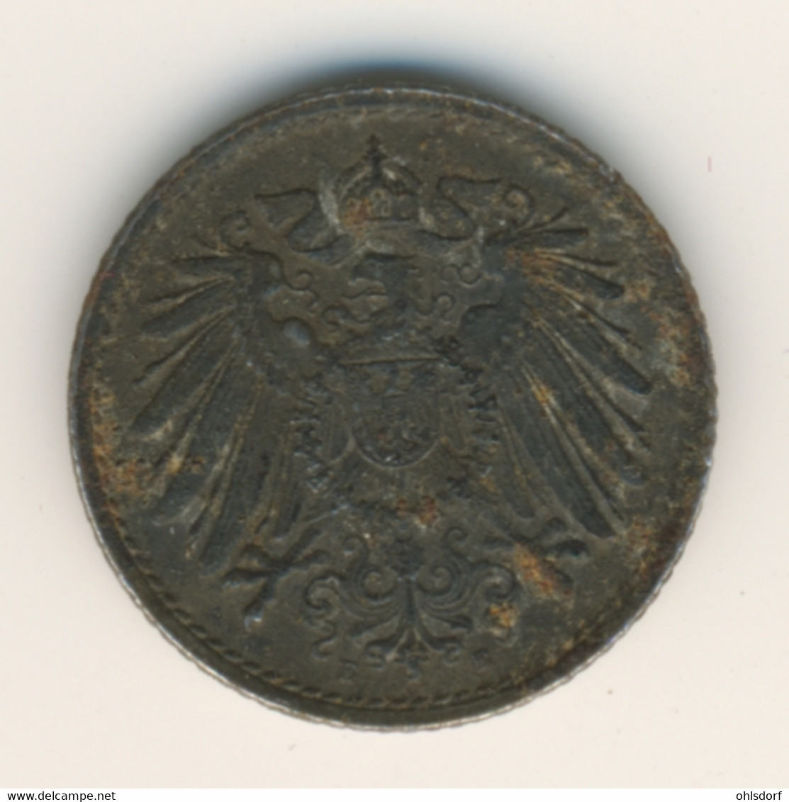 DEUTSCHES REICH 1919 E: 5 Pfennig, KM 19 - 5 Rentenpfennig & 5 Reichspfennig