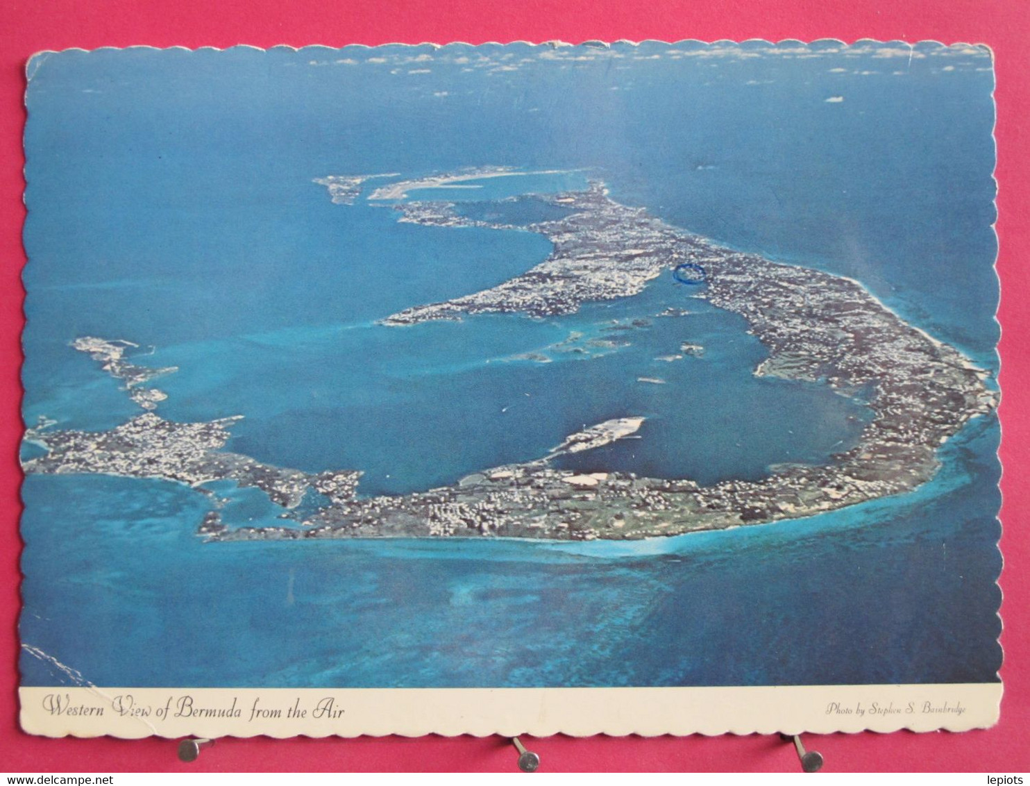 Bermudes - Western View Of Bermuda From The Air - R/verso - Bermuda