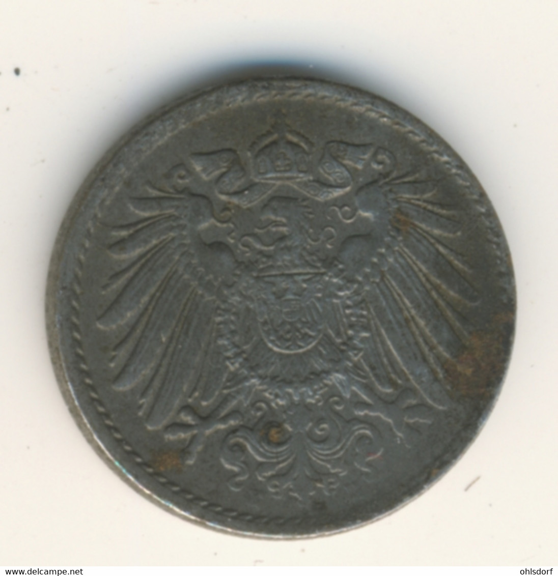 DEUTSCHES REICH 1921 E: 5 Pfennig, KM 19 - 5 Rentenpfennig & 5 Reichspfennig