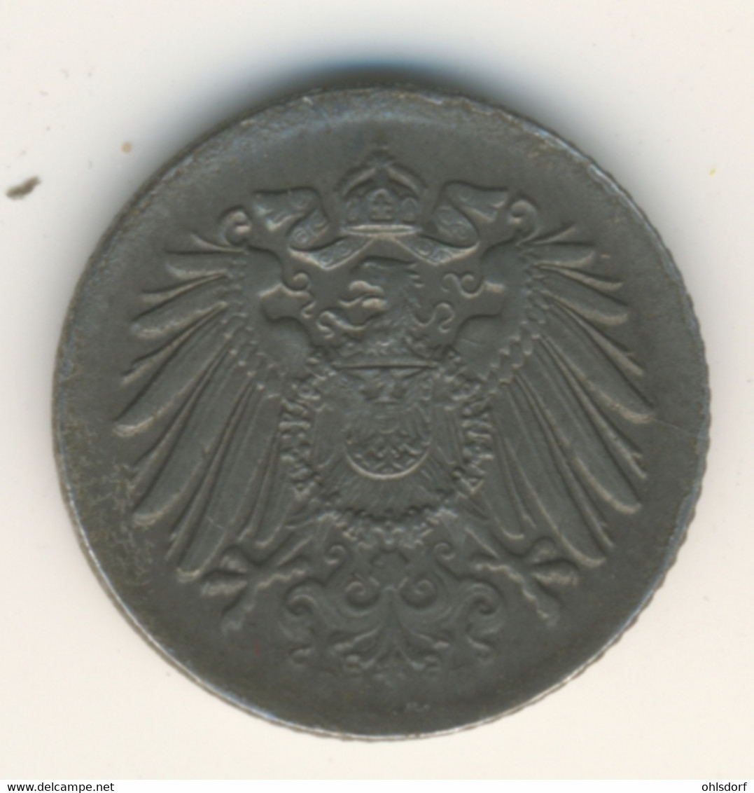 DEUTSCHES REICH 1921 E: 5 Pfennig, KM 19 - 5 Rentenpfennig & 5 Reichspfennig