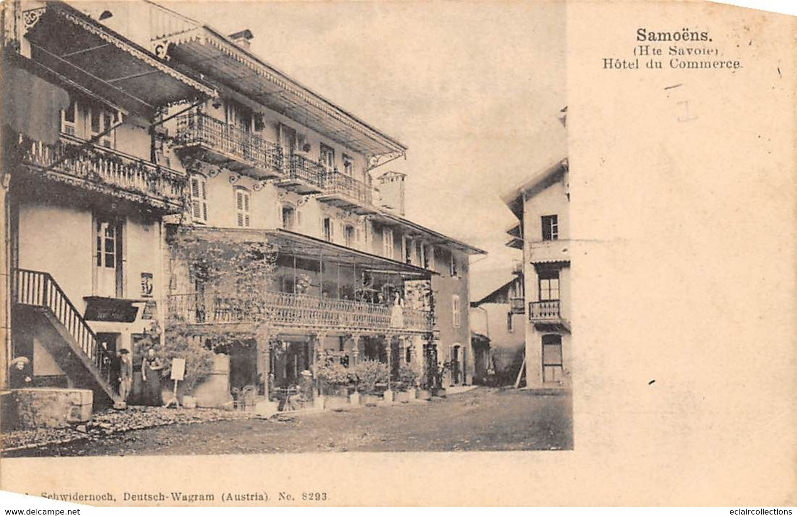 Samoëns           74            Hôtel Du Commerce      (voir Scan) - Samoëns