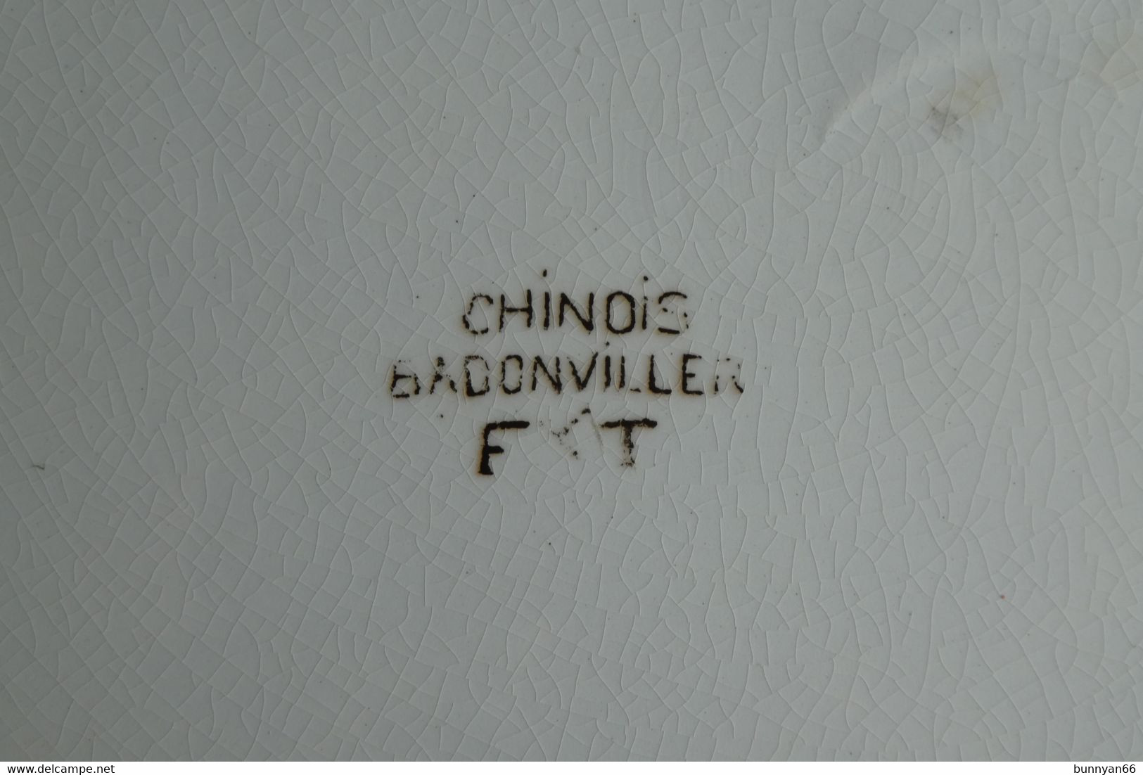 Plat Rond Creux Décor Chinois Badonviller FT - Badonviller (FRA)