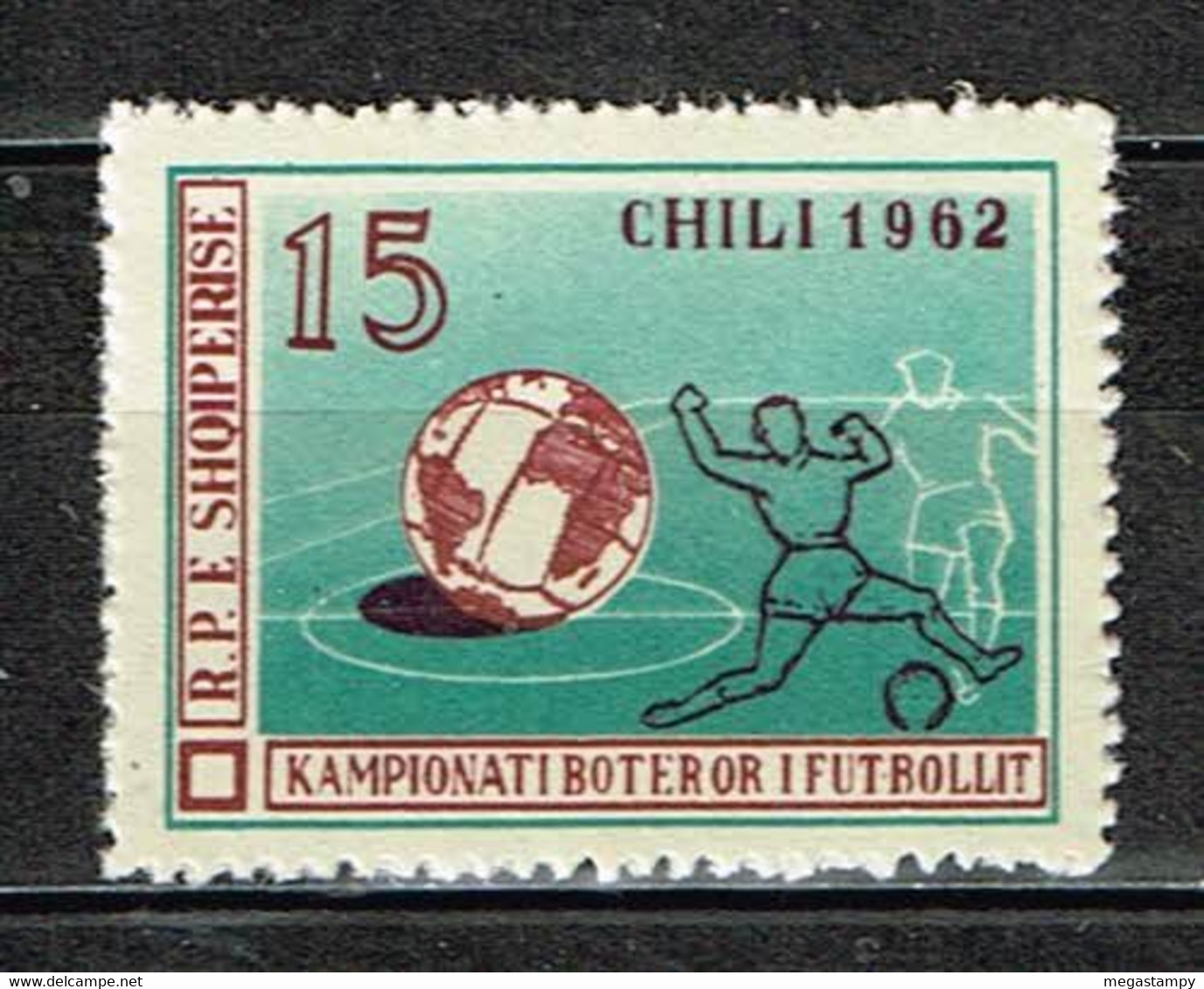 Albanien 1962 -  Fußball-WM 1962 In Chile Mi. 676  Postfrisch / MNH / Neuf - 1962 – Cile