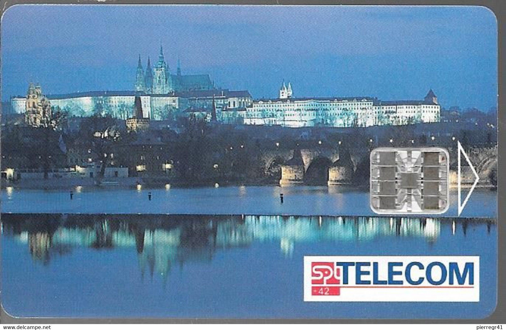 CARTES-1993-TCHECOSLOVAQUIE-PUCE SC7-PRAGUE-CHATEAU-TBE - Tsjechoslowakije