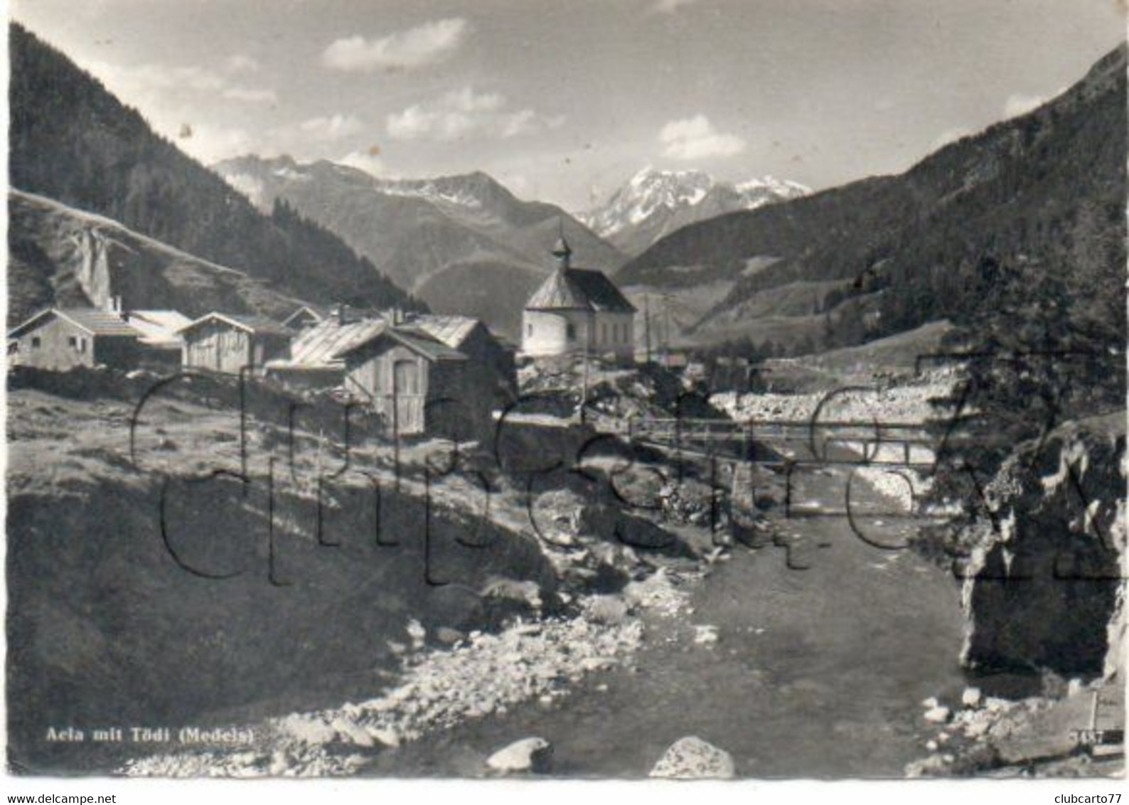 Valsot (Suisse, Grisons) : Vue Générale Sur Le Hameau D'Acla En Fer  En 1950 GF. - Vals