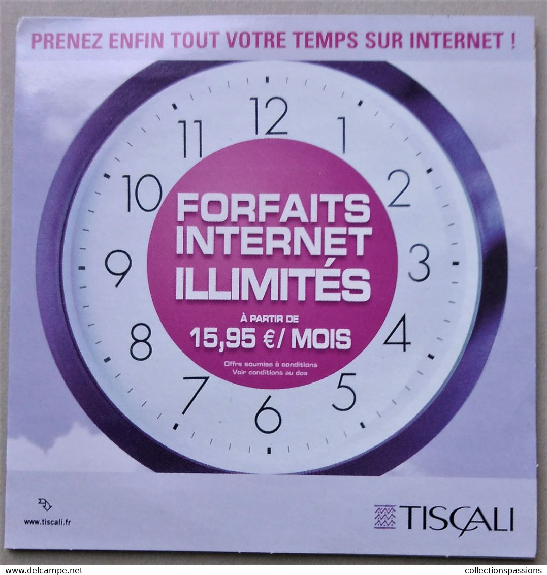 - Pochette CD ROM De Connexion Internet - TISCALI - - Internetanschluss-Sets