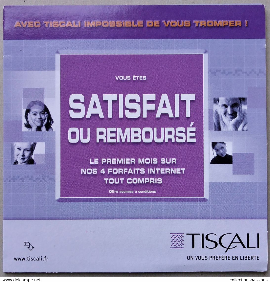 - Pochette CD ROM De Connexion Internet - TISCALI - - Connection Kits