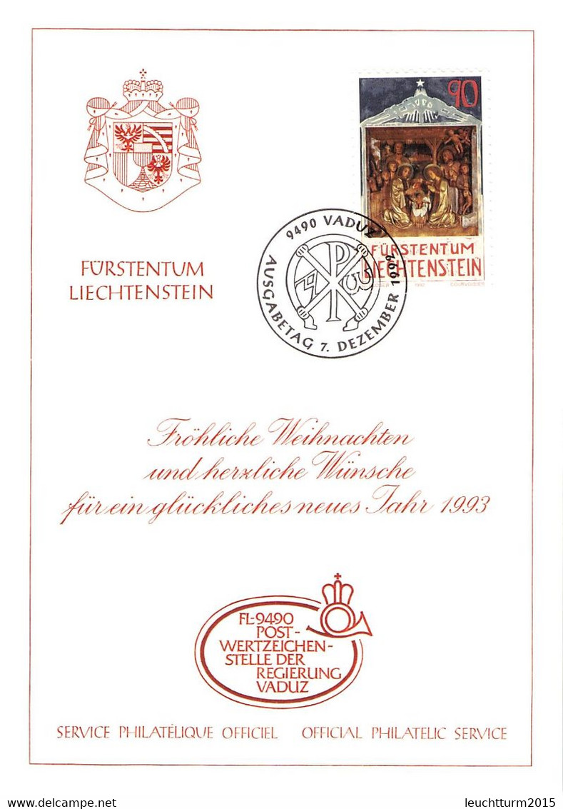 LIECHTENSTEIN - COLLECTION 18 XMAS-CARD 1970-1995 /QC38 - Collections