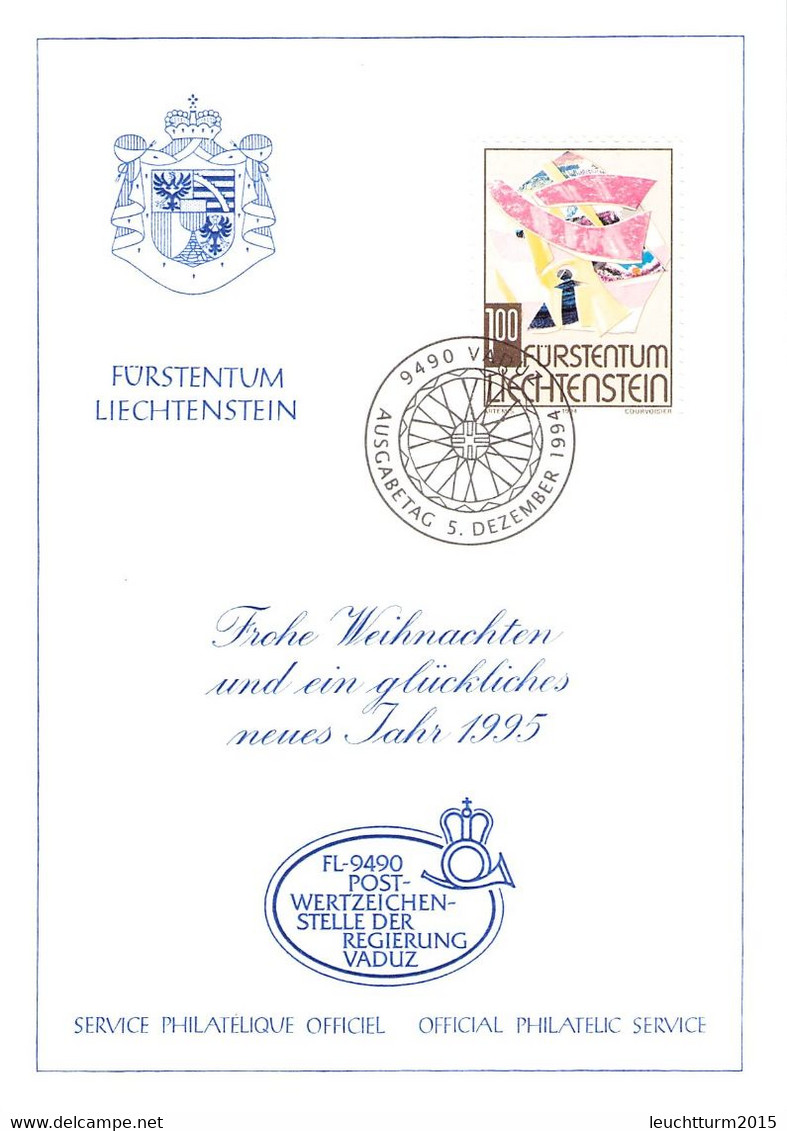 LIECHTENSTEIN - COLLECTION 18 XMAS-CARD 1970-1995 /QC38