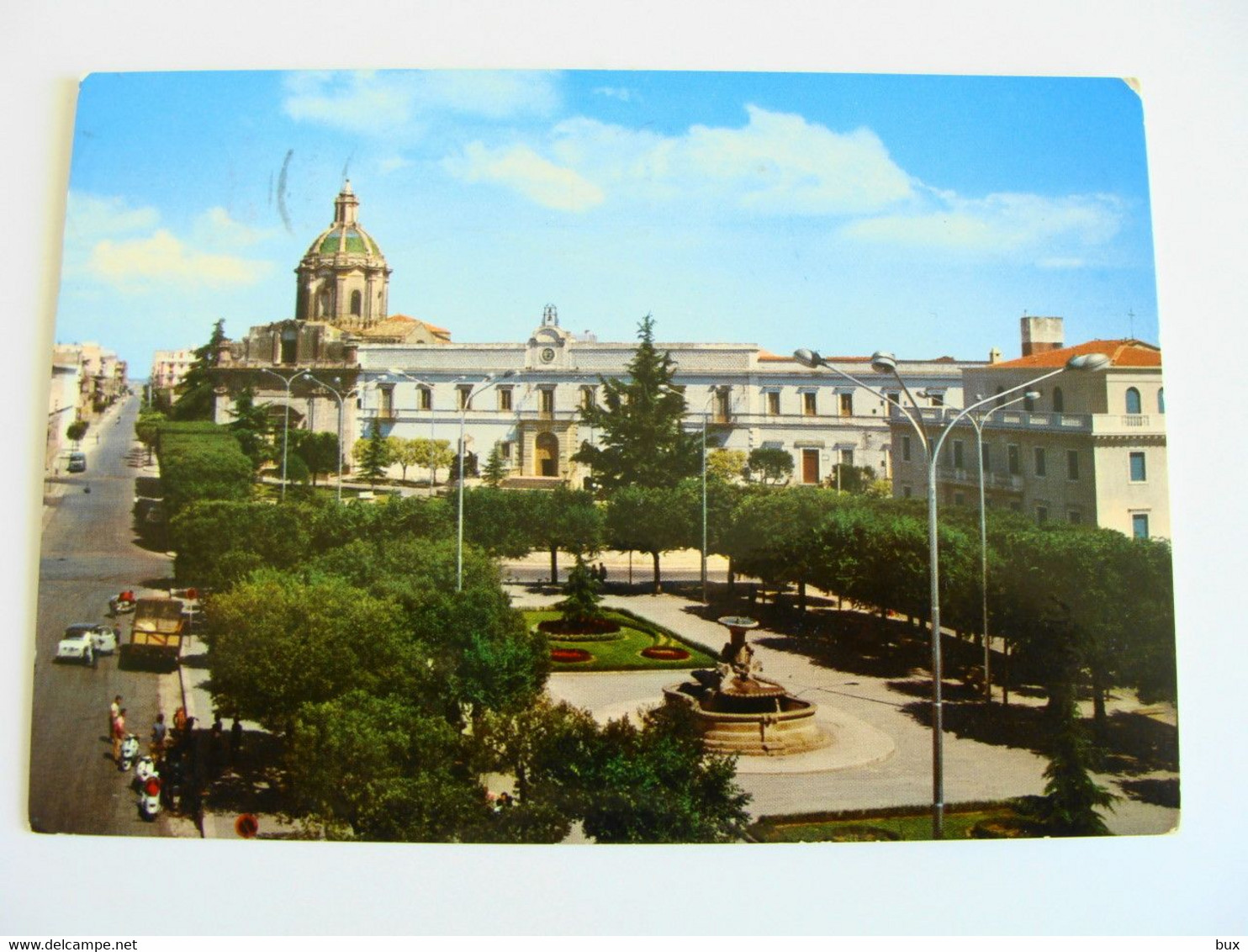 ALTAMURA  PIAZZA ZANARDELLI E Liceo    BARI PUGLIA    VIAGGIATA  COME DA FOTO - Altamura