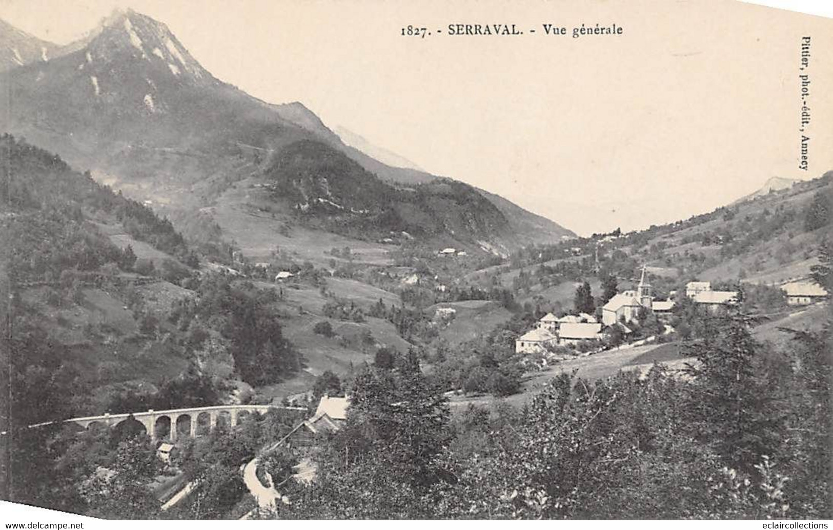 Serraval         74            Vue Générale     N° 1827     (voir Scan) - Autres & Non Classés