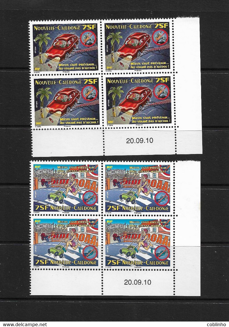 NOUVELLE CALEDONIE (New Caledonia) - Coin Daté - YT 1113-1114 - 2010 - Sécurité Routière - Road Safety - Other & Unclassified