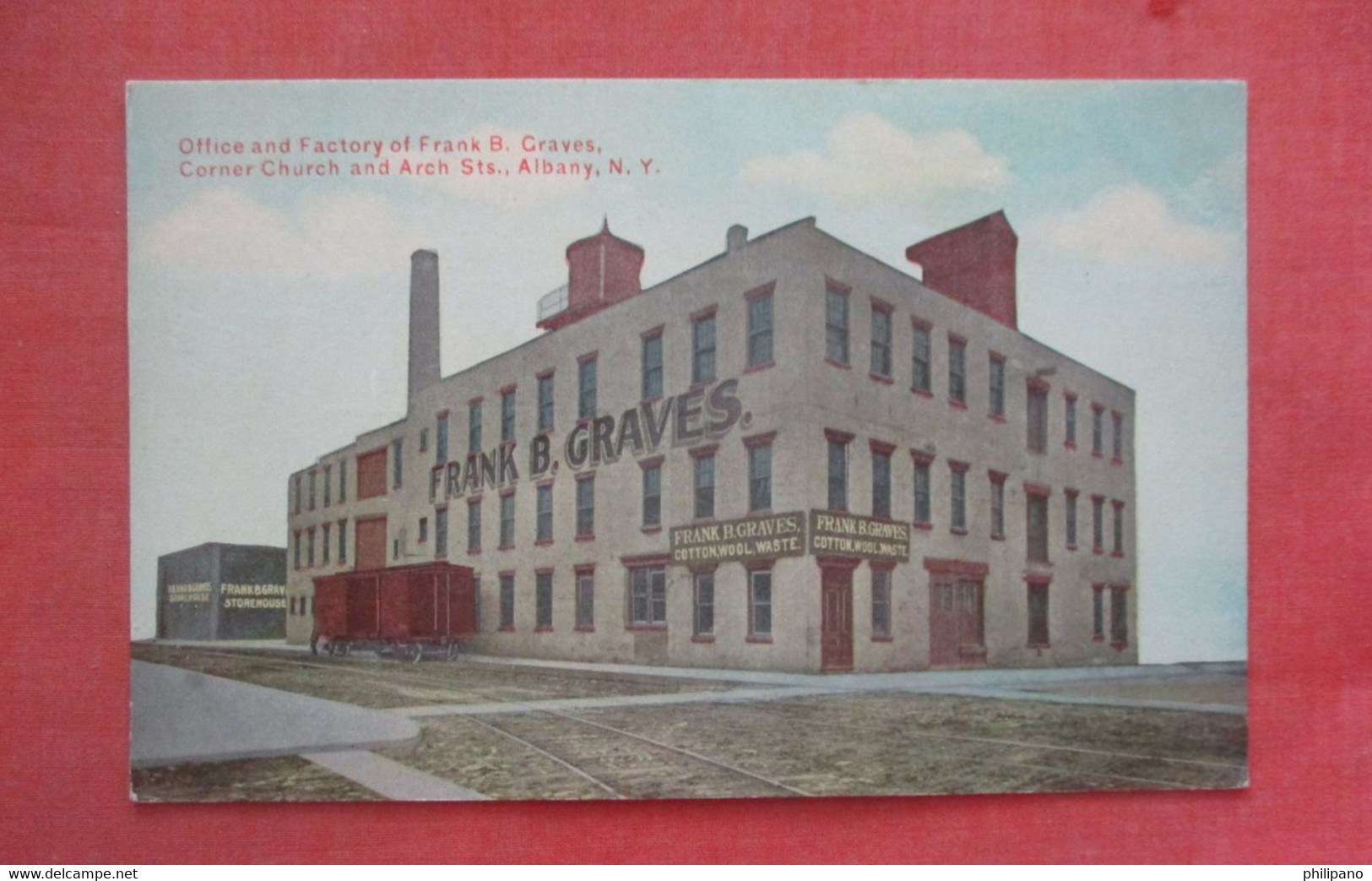 Office & Factory Of Frank B Graves Albany    New York   Ref 4754 - Albany
