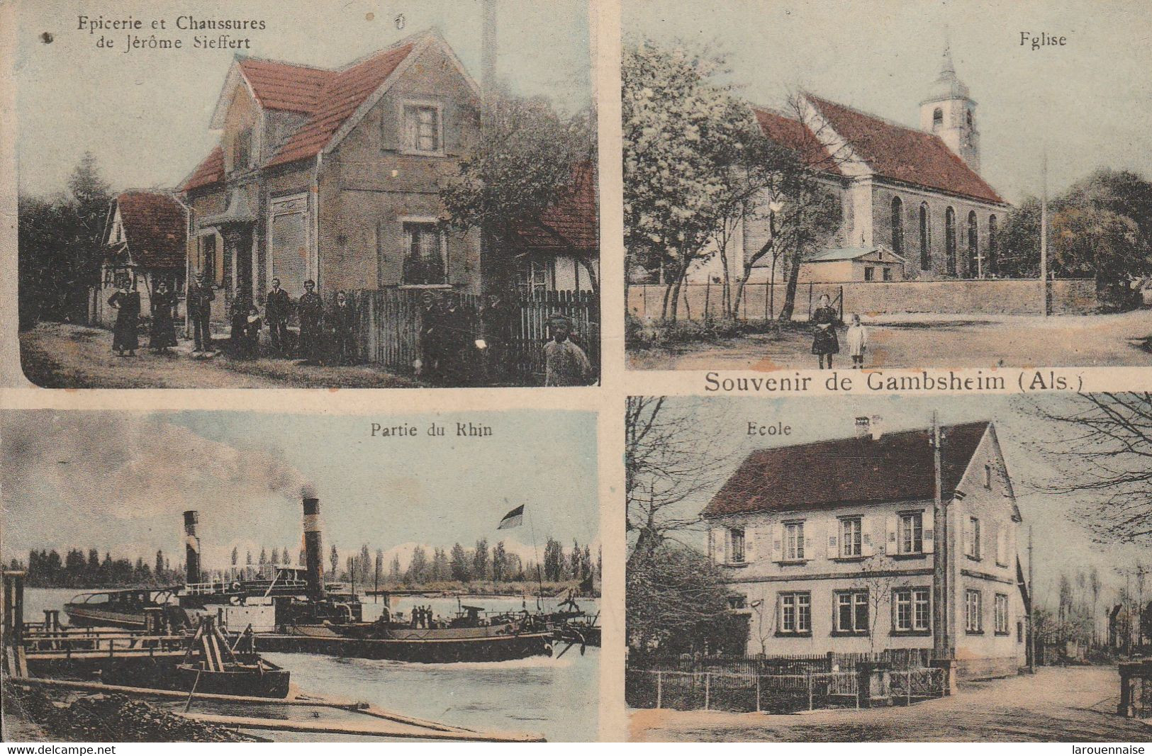 67 - GAMBSHEIM - Souvenir De Gambsheim - Gambsheim