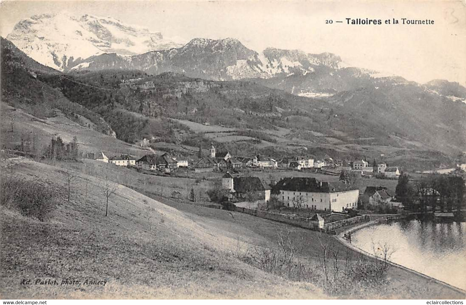 Talloires          74         Vue Générale  . La Tournette       N° 20    (voir Scan) - Talloires