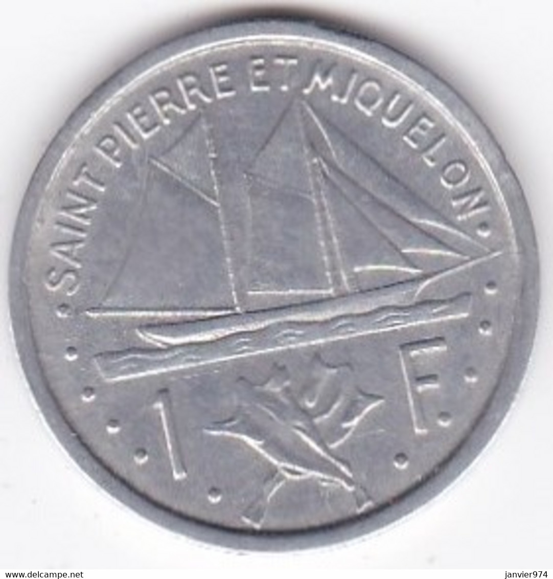 Saint Pierre Et Miquelon – Union Française. 1 Franc 1948 , Aluminium - Other & Unclassified