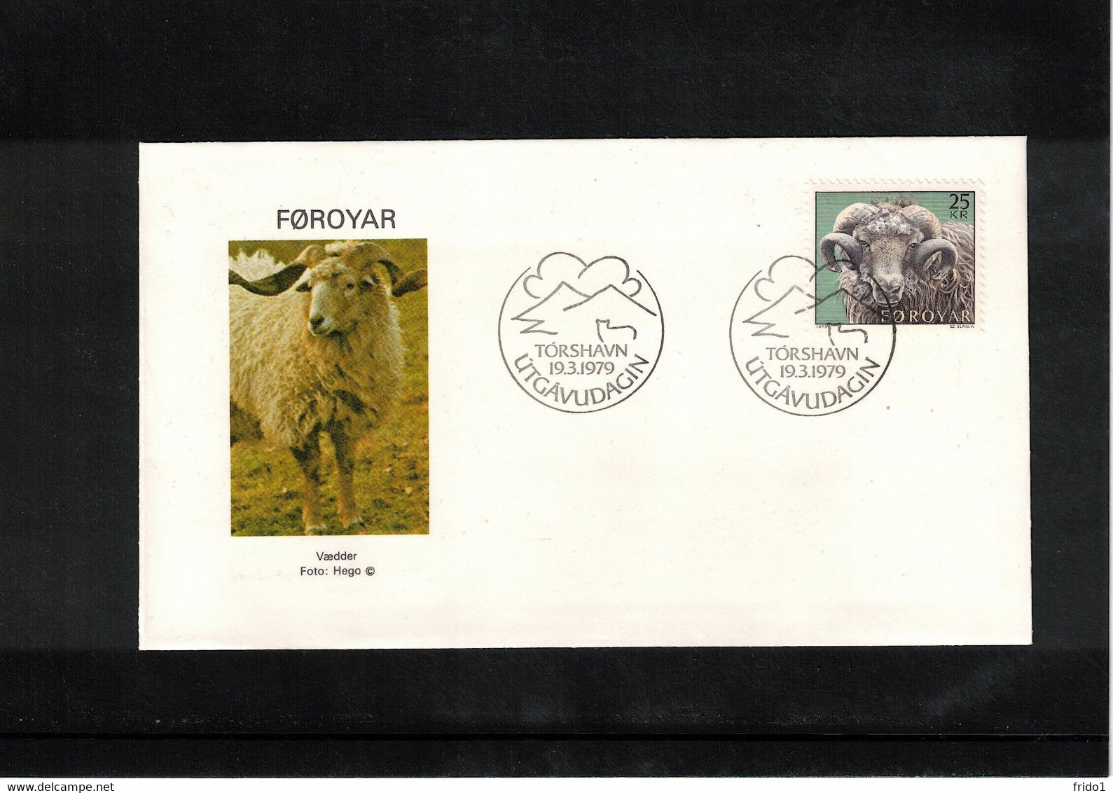 Faroe Islands 1979 Ram FDC - Farm