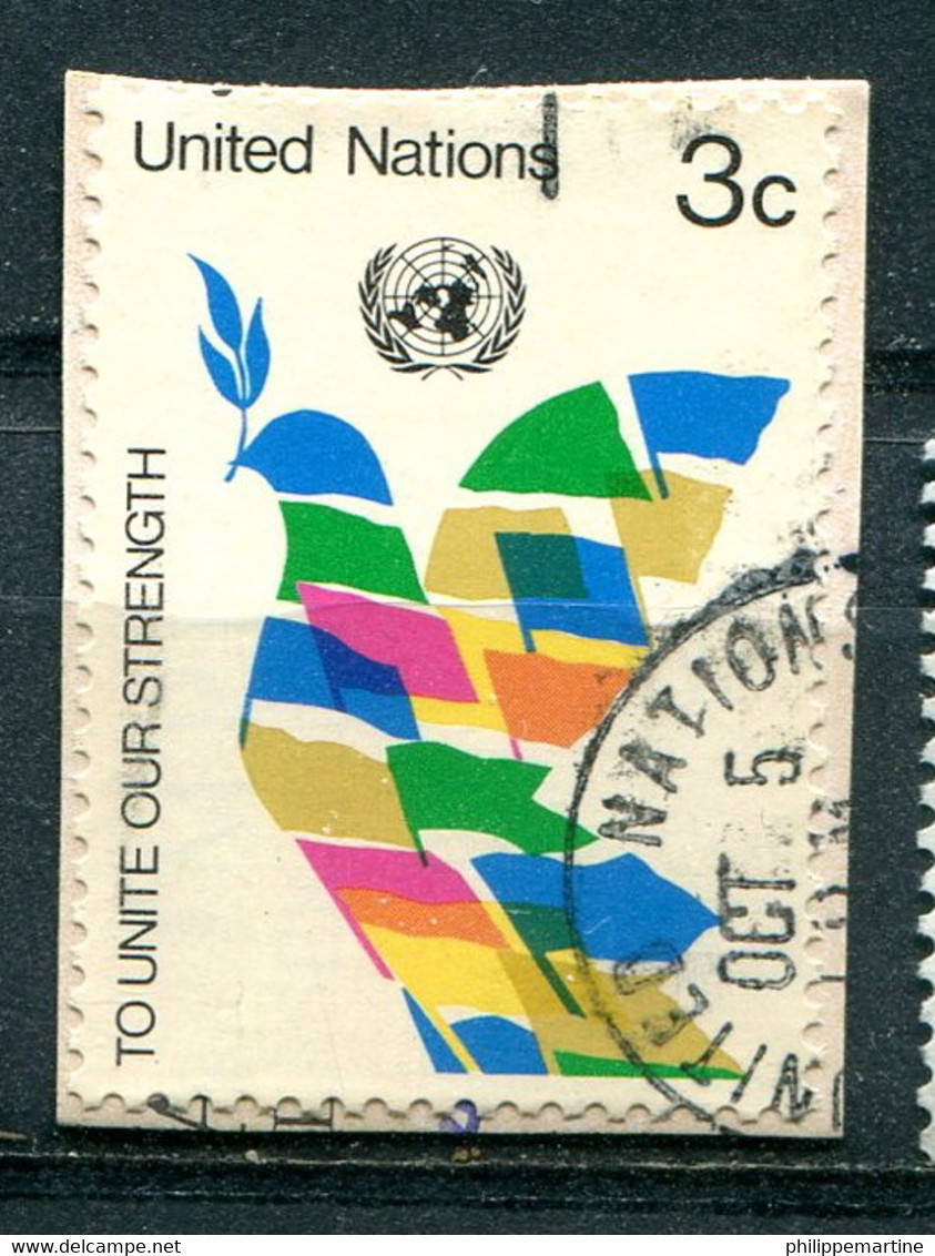 Nations Unies 1976 - YT 259 (o) Sur Fragment - Oblitérés