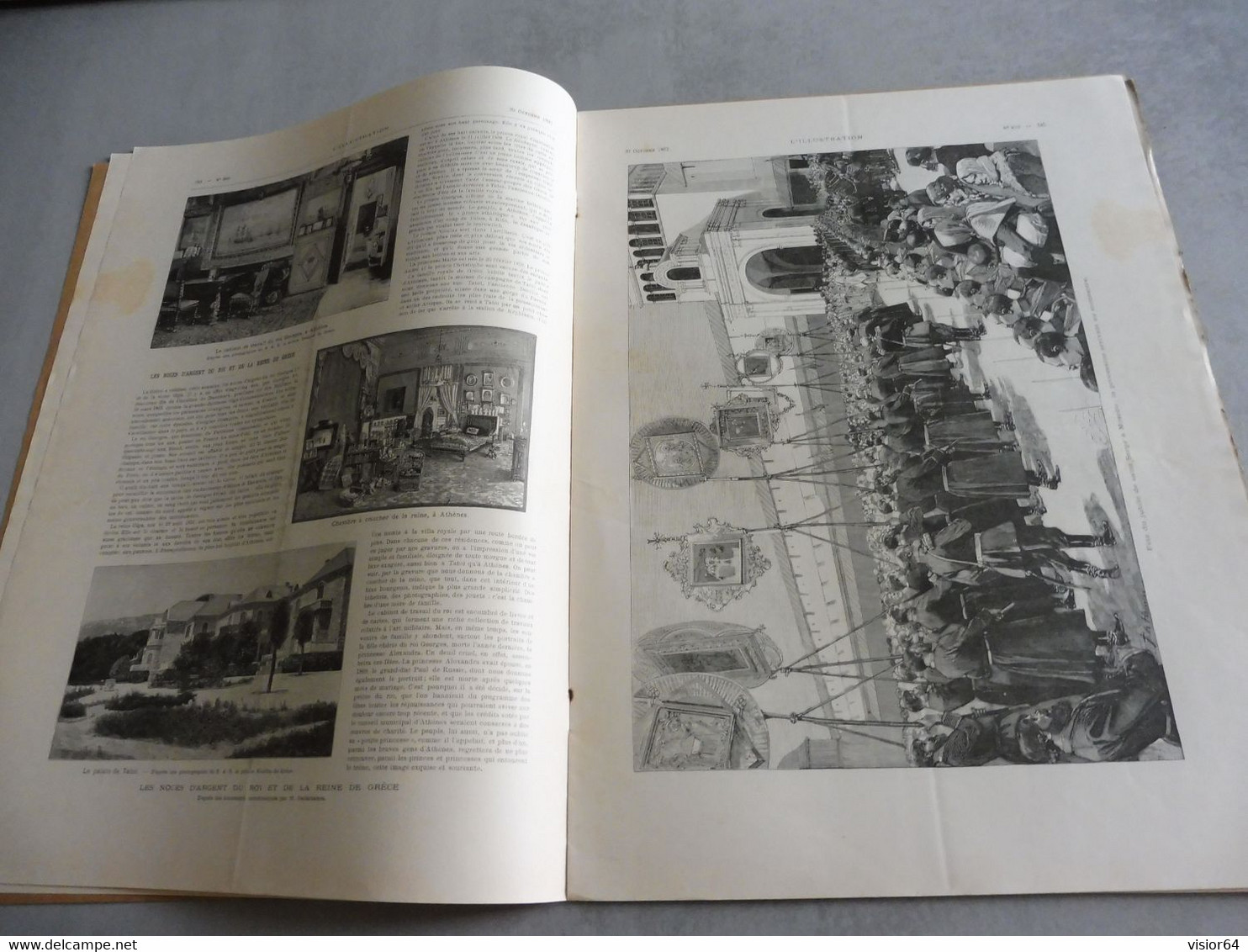 L'ILLUSTRATION 29 OCTOBRE 1892 –FAMILLE ROYALE GRECE- MOSCOU- INDOCHINE MEOS- LA MODE - 1850 - 1899