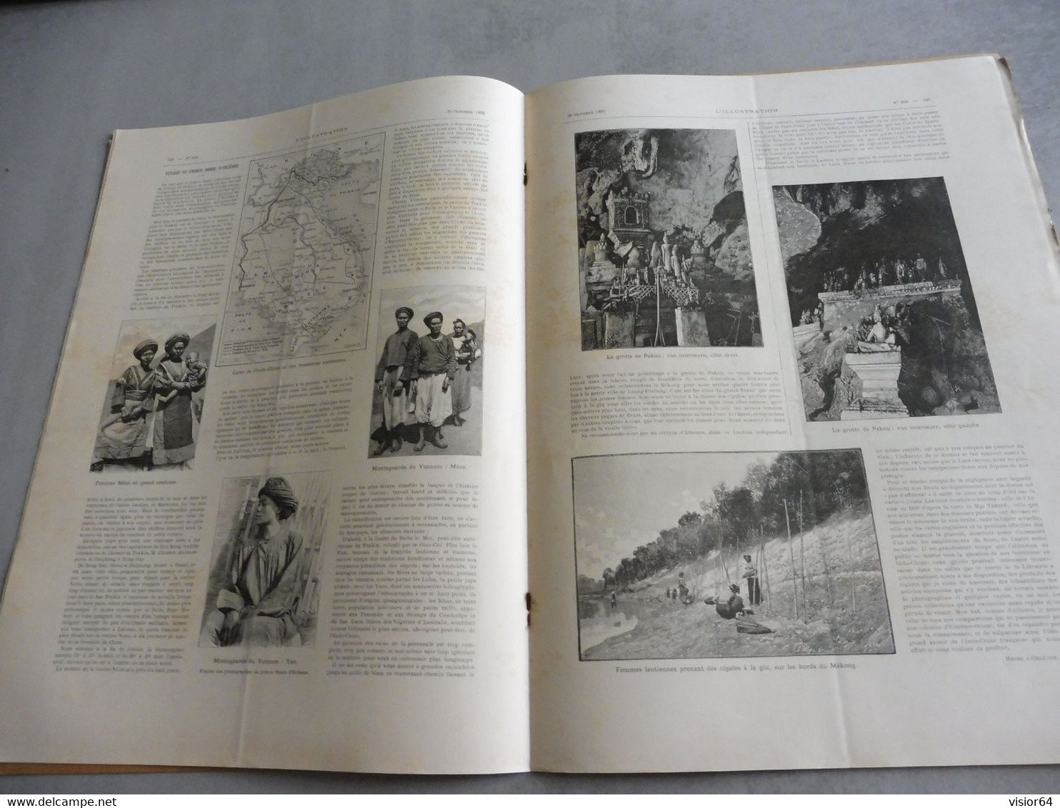 L'ILLUSTRATION 29 OCTOBRE 1892 –FAMILLE ROYALE GRECE- MOSCOU- INDOCHINE MEOS- LA MODE