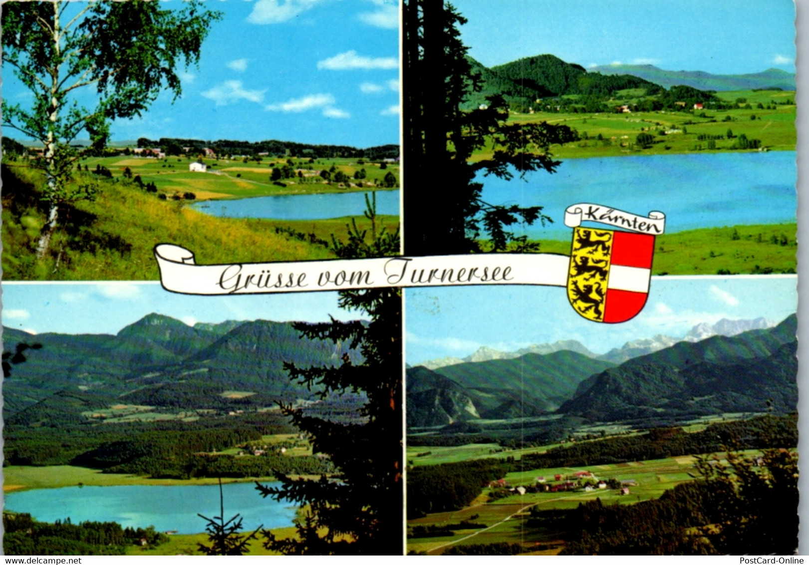 7500 - Kärnten - Turnersee , Mehrbildkarte - Gelaufen 1973 - Völkermarkt
