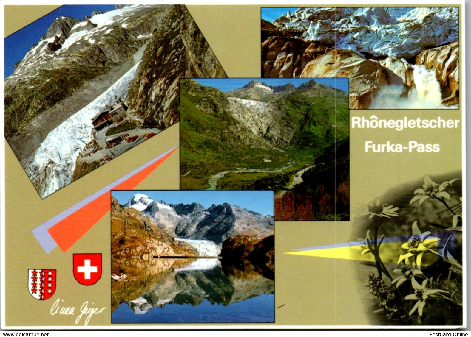 7525 - Schweiz - Belvedere Furka Pass Mit Rhonegletscher Und Galenstock - Nicht Gelaufen - Lens