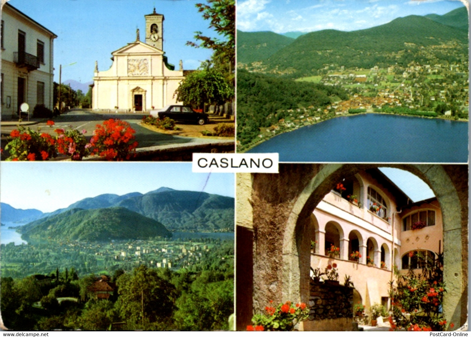 7531 - Schweiz - Caslano , Lago Di Lugano - Gelaufen - Caslano