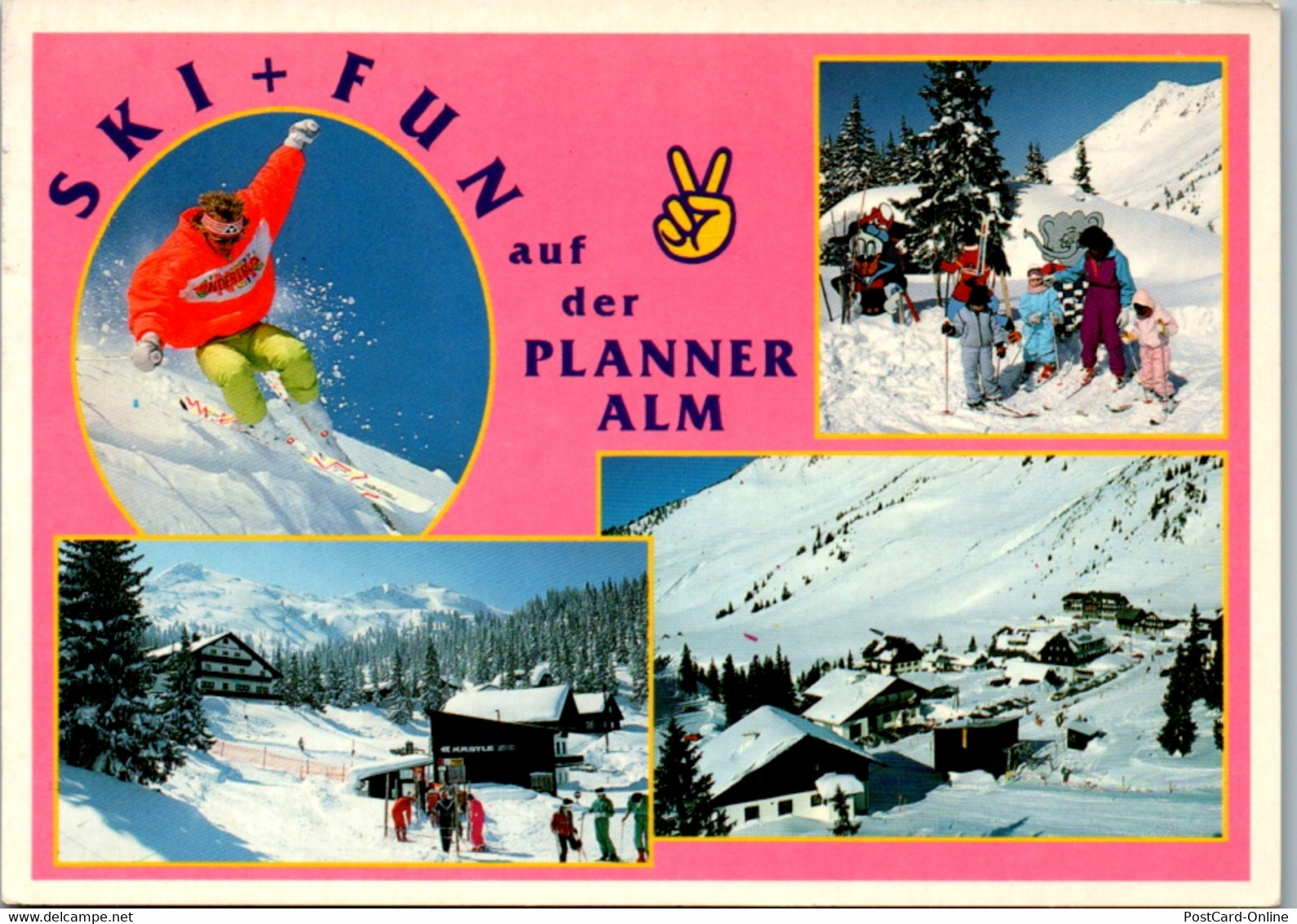 7549 - Steiermark - Donnersbach , Planneralm , Winter , Mehrbildkarte - Gelaufen - Donnersbach (Tal)