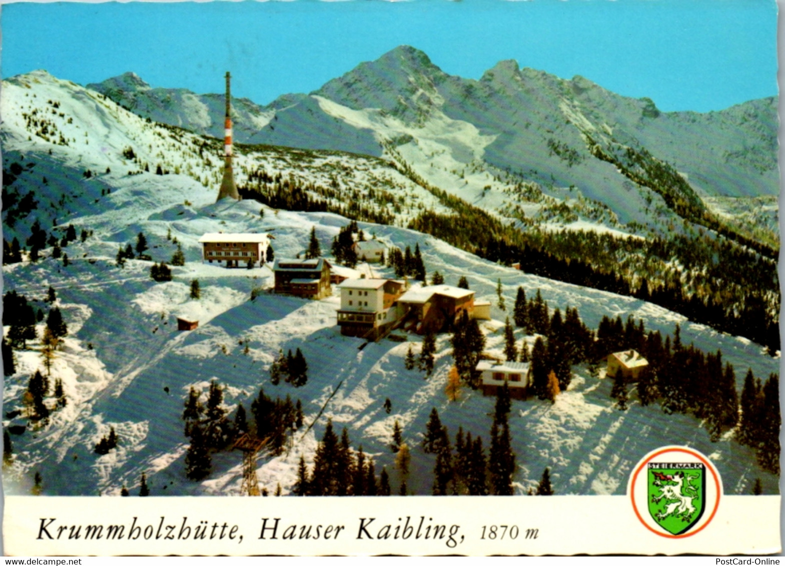 7552 - Steiermark - Haus Im Ennstal , Hauser Kaibling , Krummholzhütte , Seilbahn Bergstation , Jugendherberge - Gelaufe - Haus Im Ennstal