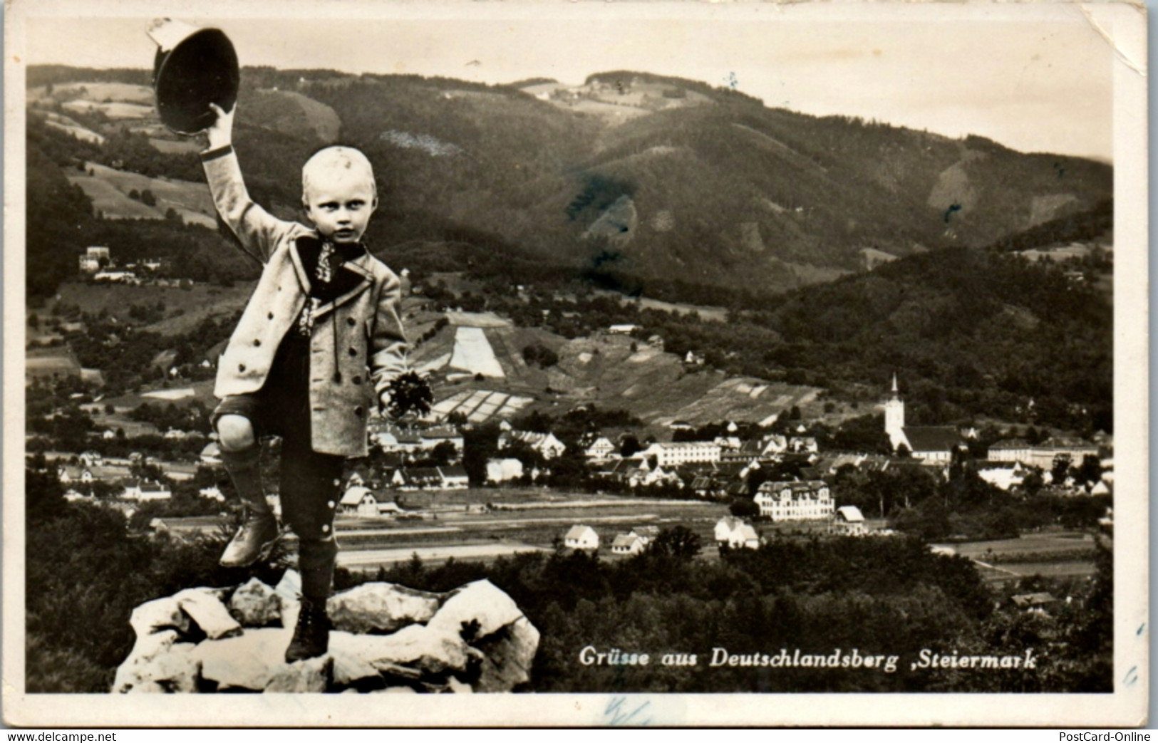 7595 - Steiermark - Deutschlandsberg , Panorama - Gelaufen 1936/37 - Deutschlandsberg