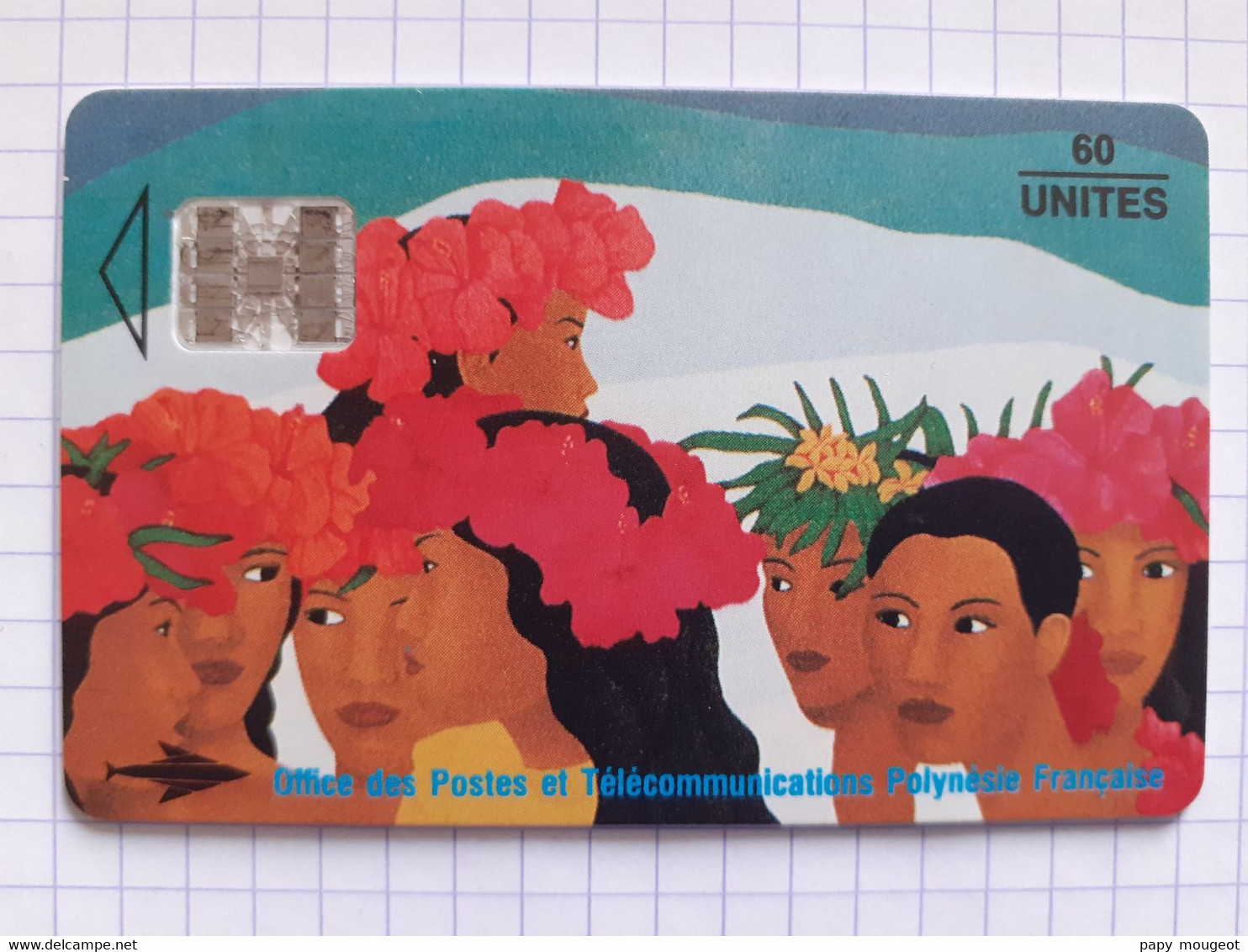 PF16 60U 1993 SC7 - La Bringue - M. Dallet - 9 N° Rouges - Cote 14/6€ - Polynésie Française