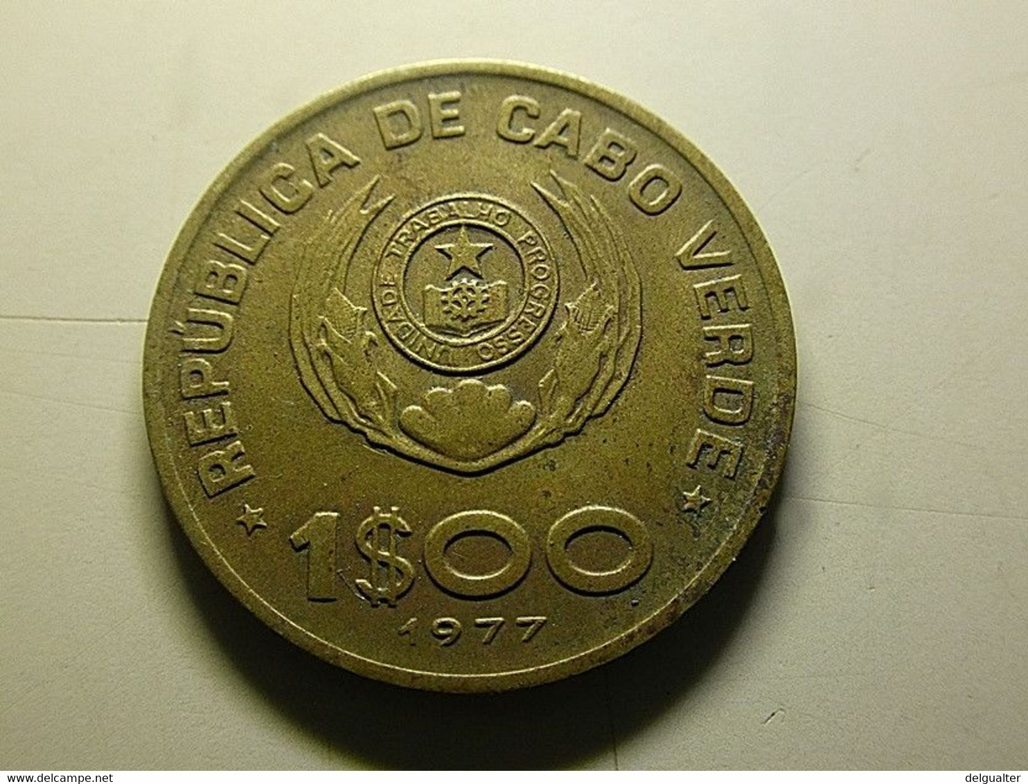 Cabo Verde 1 Escudo 1977 - Cap Verde