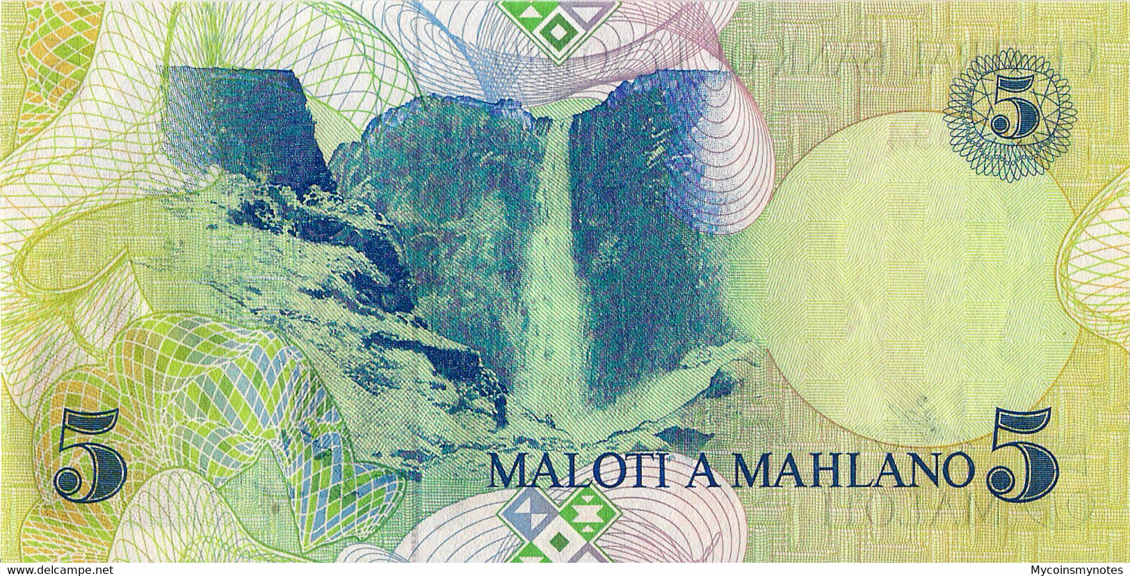 LESOTHO, 5 Maloti, 1989, P10, UNC - Lesotho