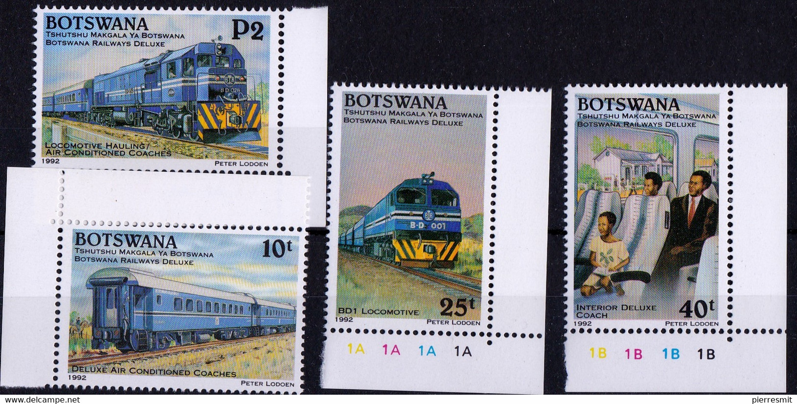 UMM - 1992 Botswana Railways - Botswana (1966-...)