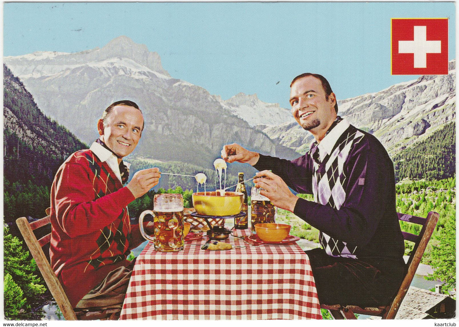 Käsefondue / Fondue Suisse / Kaasfondue - (Arthur Mebius, 1998)  - ( Suisse/Schweiz) - Arth
