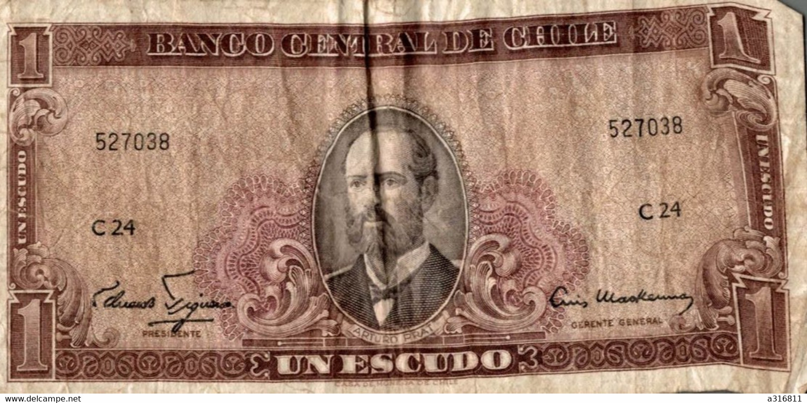 BANCO CENTRAL DE CHILE 5000 - Cile