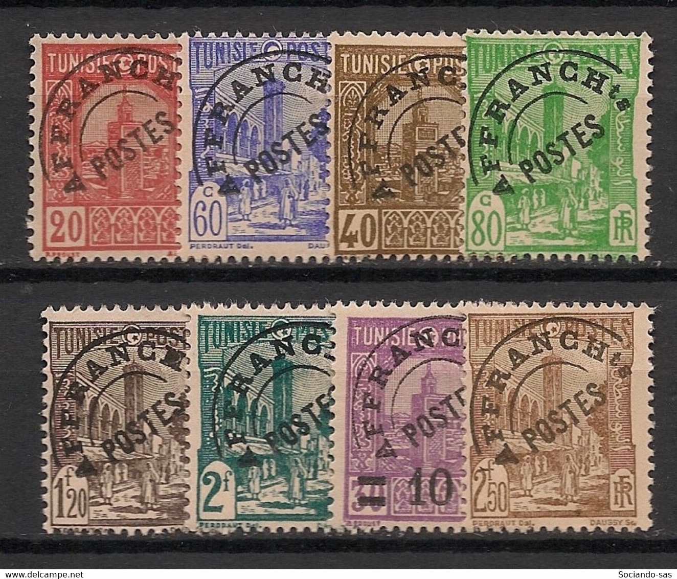 Tunisie - 1926-47 - Préoblitéré N°Yv. 1 à 8 - Série Complète - Neuf  Luxe ** / MNH / Postfrisch - Andere