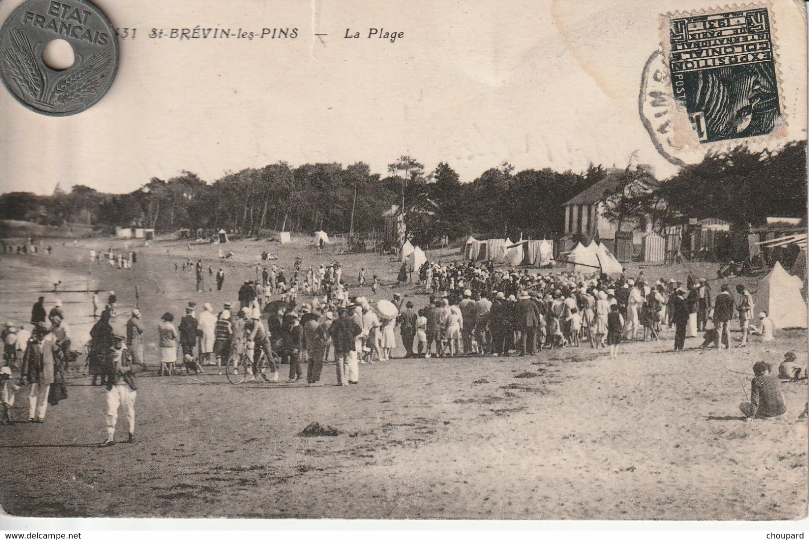 44 - Très Belle Carte Postale Animée De La Plage De Saint Brévin Les Pins - Saint-Brevin-les-Pins