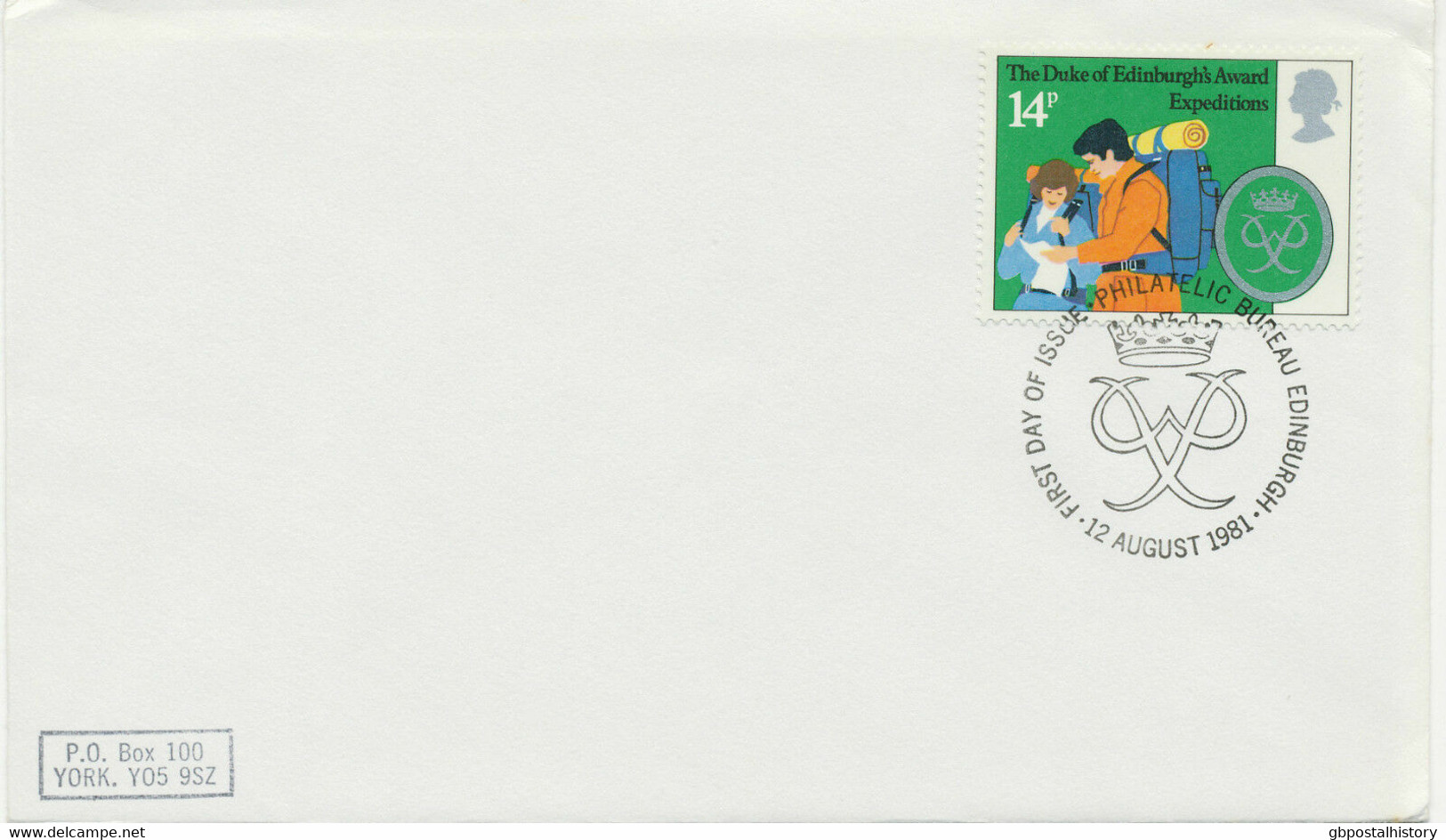 GB 1981, Duke Of Edinburgh's Award Scheme 14 P On Very Fine Plain FDC - 1981-1990 Decimal Issues