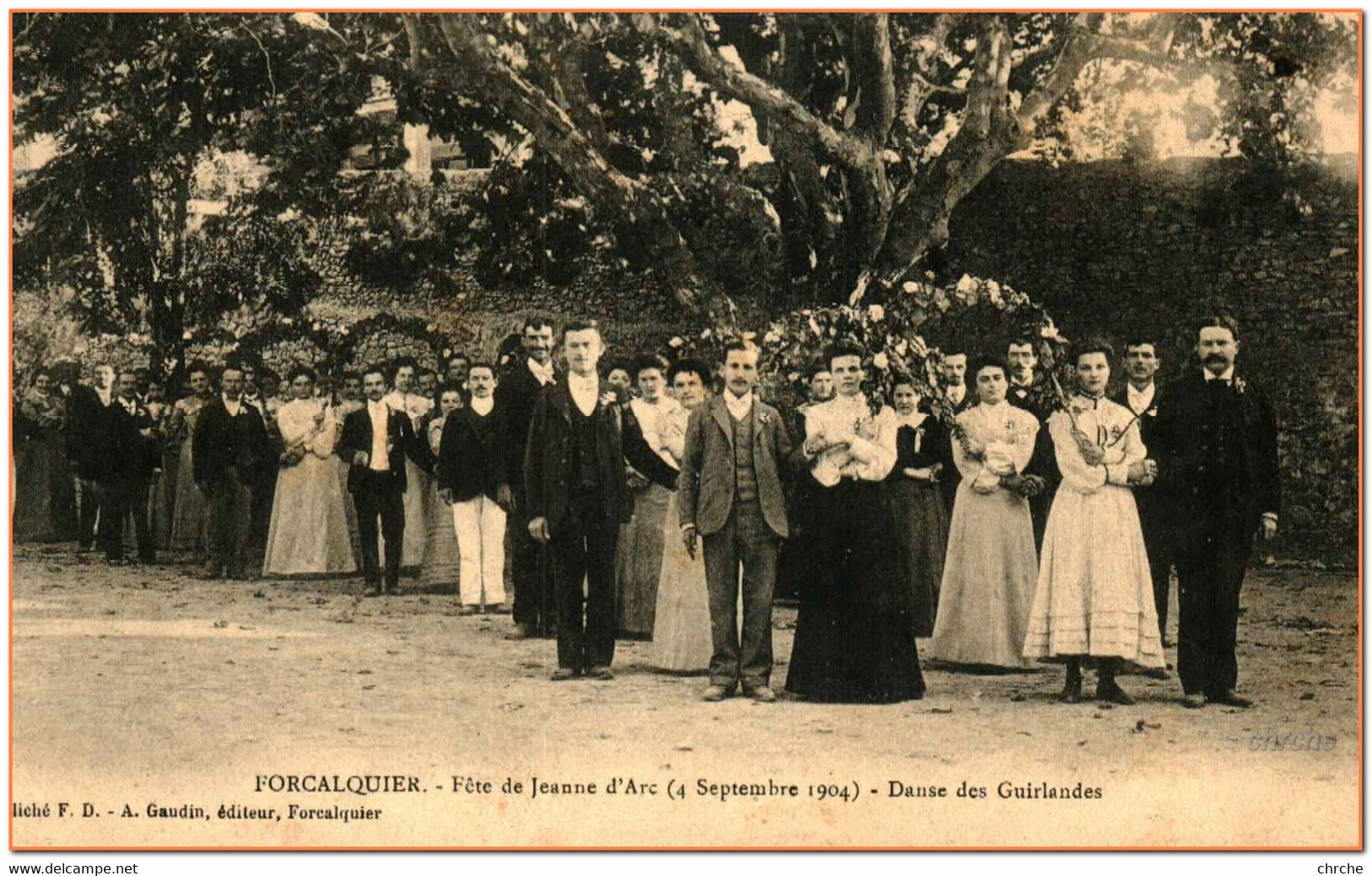 04 - FORCALQUIER - **RARE** Fête De Jeanne D'Arc - ... - Danse Des Guirlandes - Forcalquier