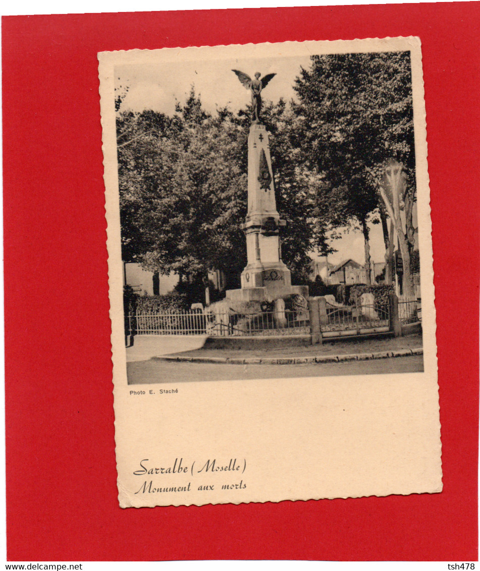 57-----RARE---SARRALBE----Monument Aux Morts---voir 2 Scans - Sarralbe