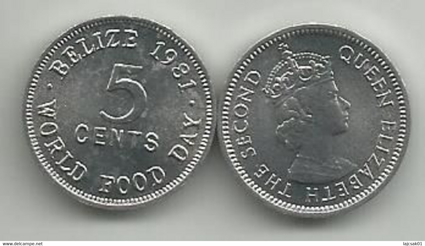 Belize 5 Cents 1981. FAO High Grade - Belize