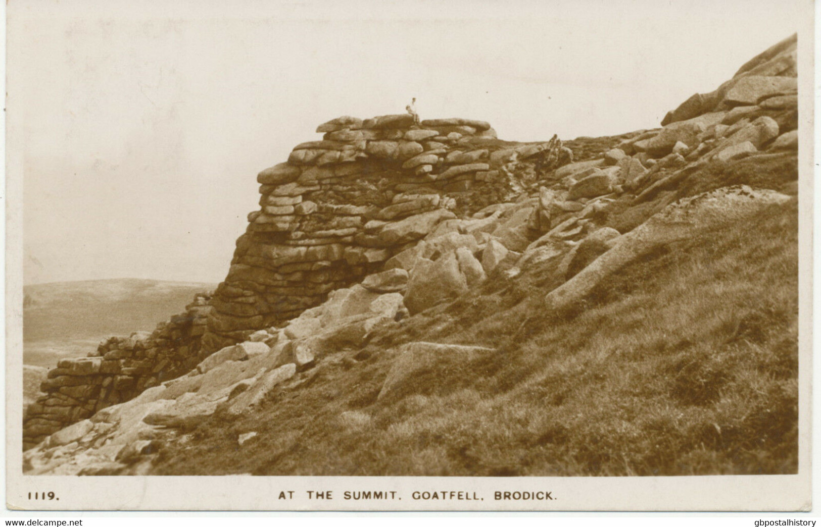 GB 1935 Georg V 1D Photogravure With Double Circle "BRODICK - ISLE OF ARRAN" - Ecosse