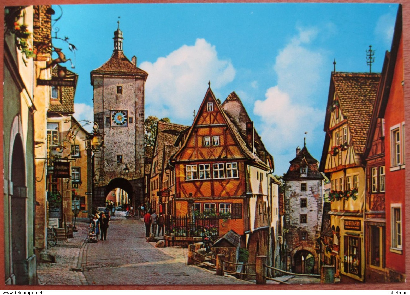 GERMANY ROTHENBURG TAUBER CHURCH SAINT JACQUES JACOB PC CPA CPM POSTCARD ANSICHTKARTE CARTOLINA PHOTO PICTURE - Gemünden