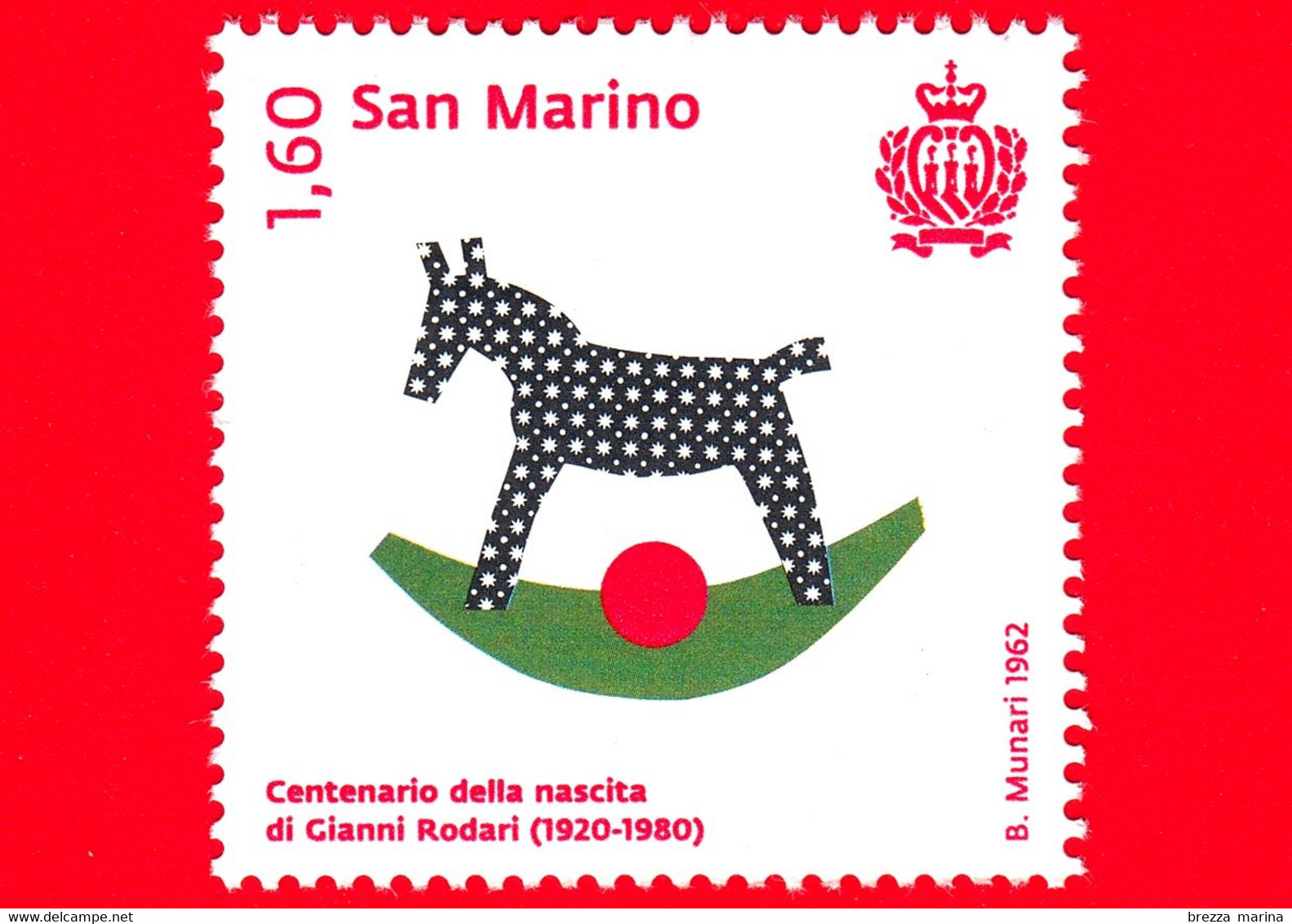 Nuovo - MNH - SAN MARINO - 2020 - 100 Anni Della Nascita Di Gianni Rodari, Scrittore Italiano Per Ragazzi - Gatto - 1.10 - Unused Stamps